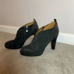 Alberto Fermani suede and leather booties